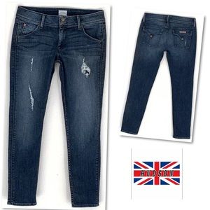 Hudson Jeans Jeans - HUDSON DISTRESSED COLLIN FLAP SKINNY ANKLE JEANS Hudson Jeans Jeans - HUDSON DISTRESSED COLLIN FLAP SKINNY ANKLE JEANS